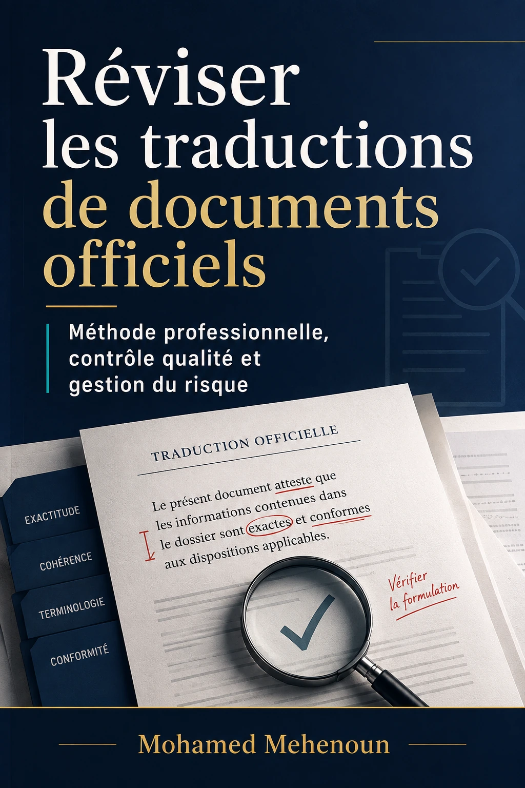 Couverture — Réviser les traductions de documents officiels