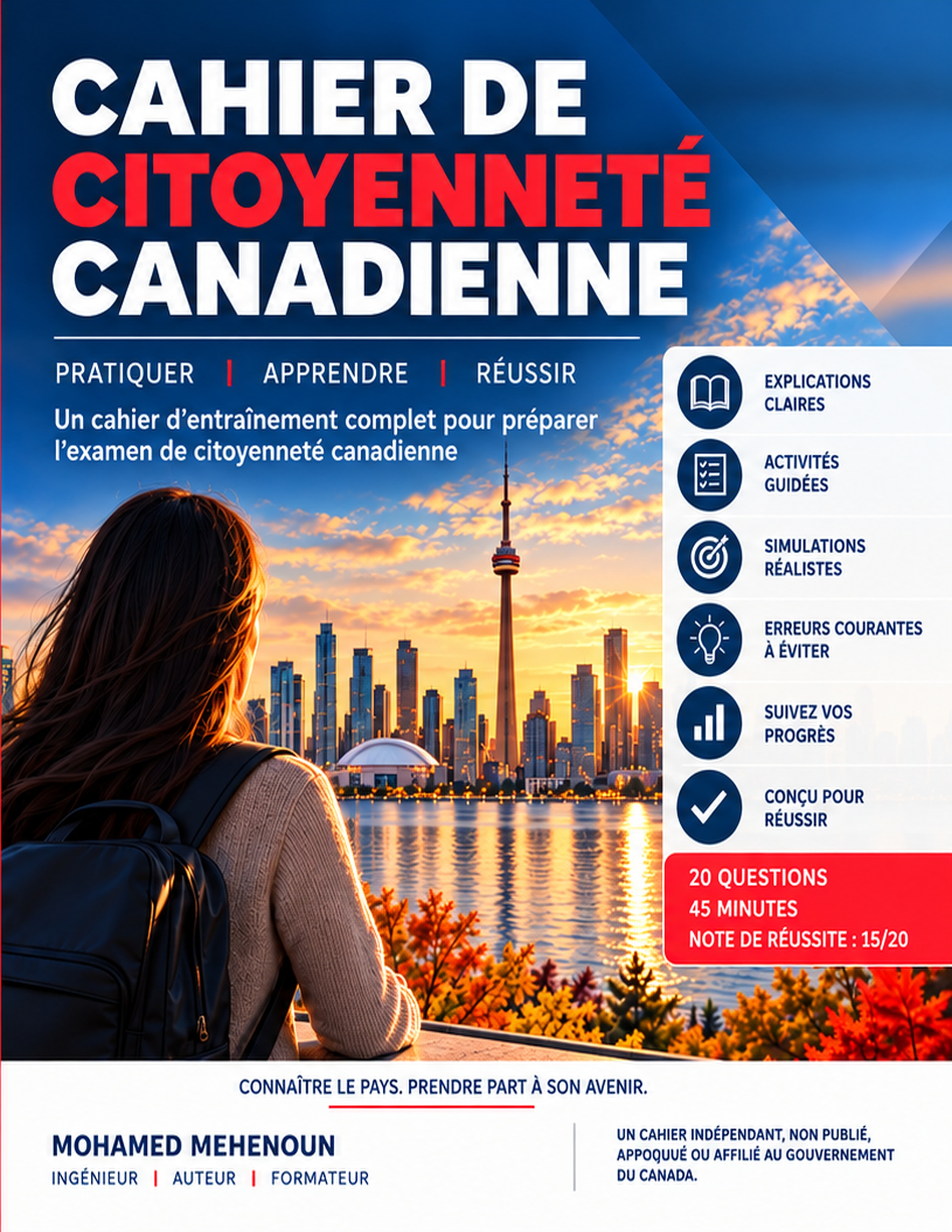Couverture — Cahier de citoyenneté canadienne