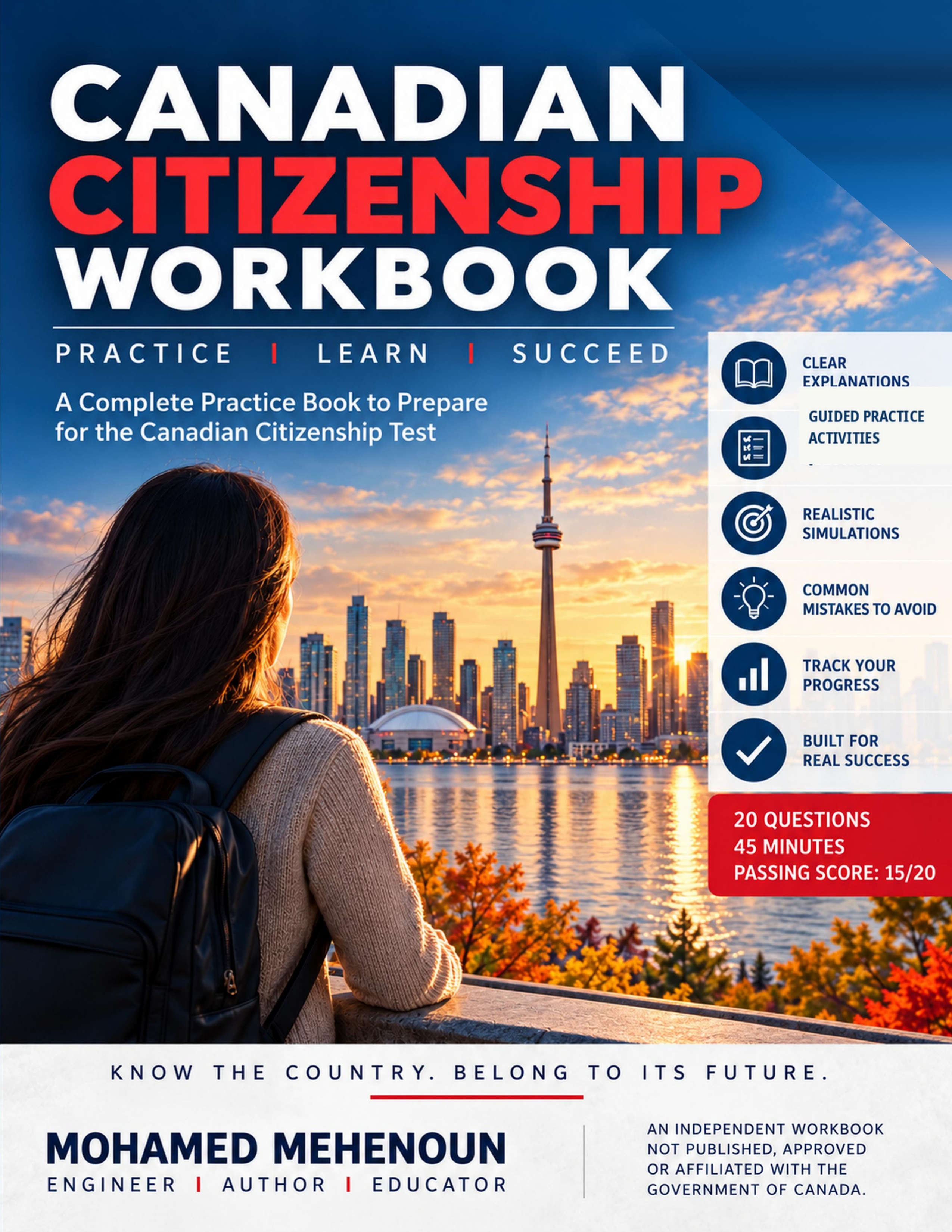 Couverture — Canadian Citizenship Workbook