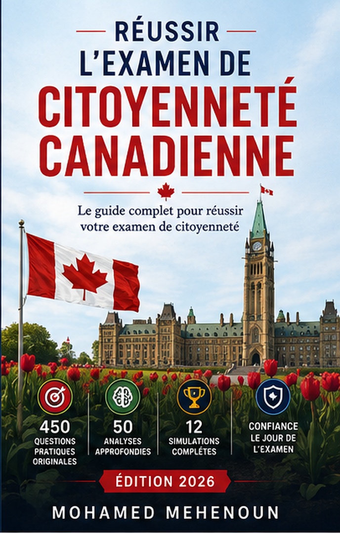 Couverture — Réussir l’examen de citoyenneté canadienne